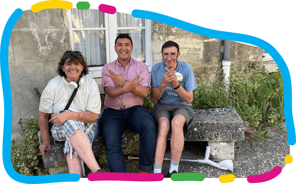 Groupe de colocataires